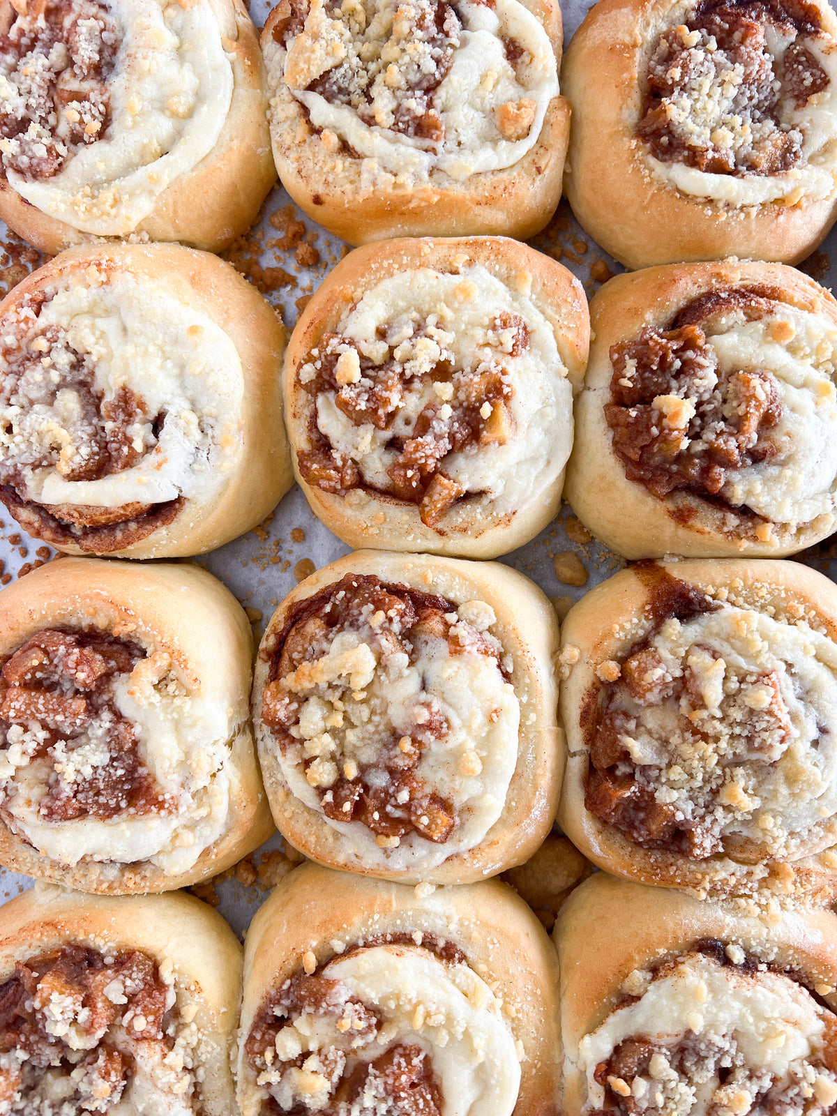 Apple Pie Cheesecake Stuffed Rolls
