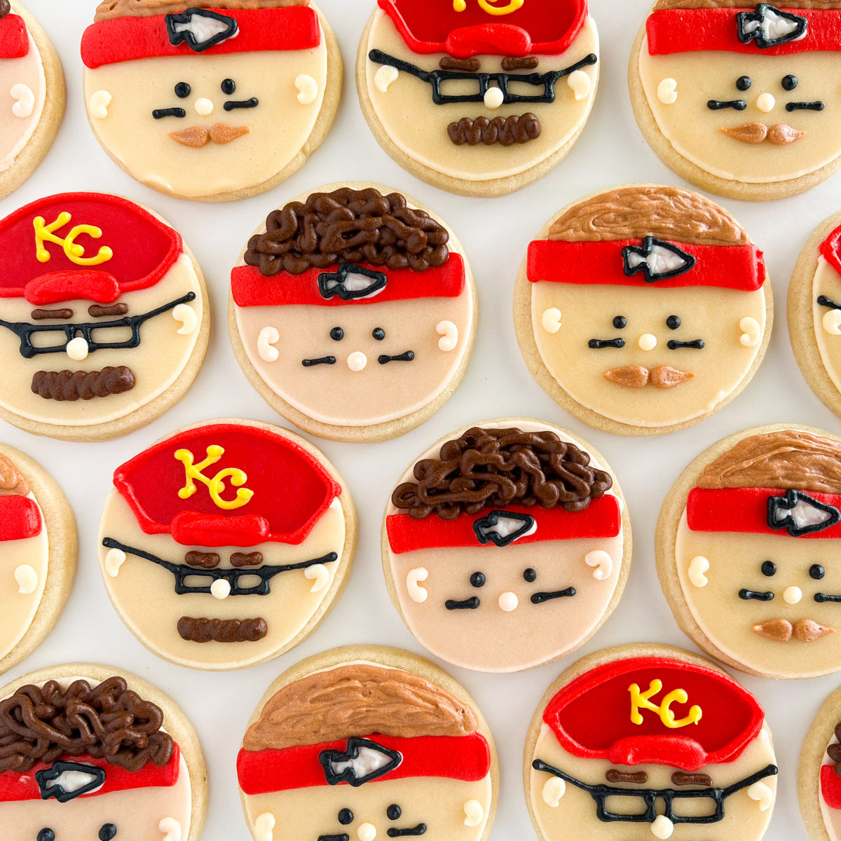 Chiefs Player Sugar Cookie Set