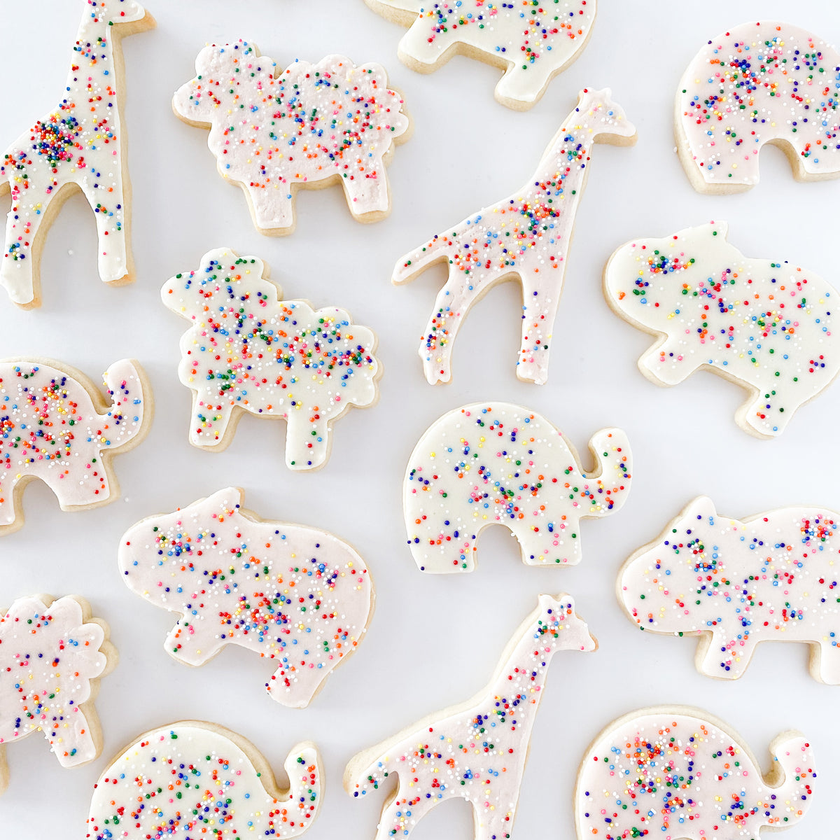 Circus Animal Sugar Cookies