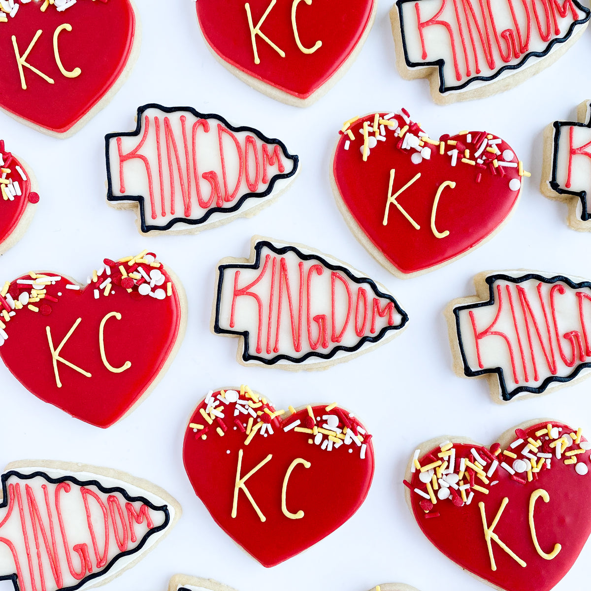 Chiefs Kingdom Sugar Cookies