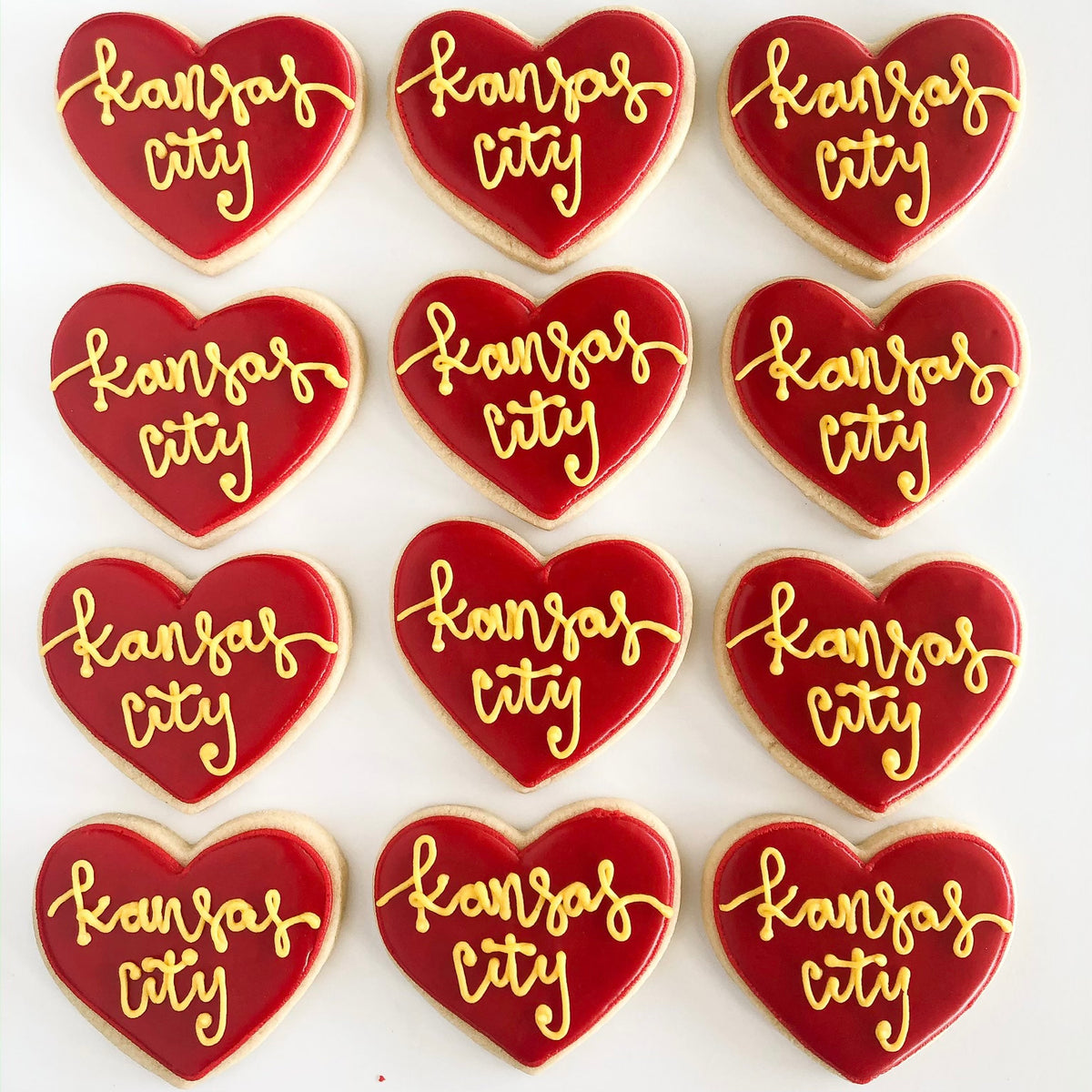 Chiefs Kansas City Sugar Cookies