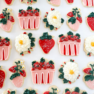 Strawberry Patch Sugar Cookie Set