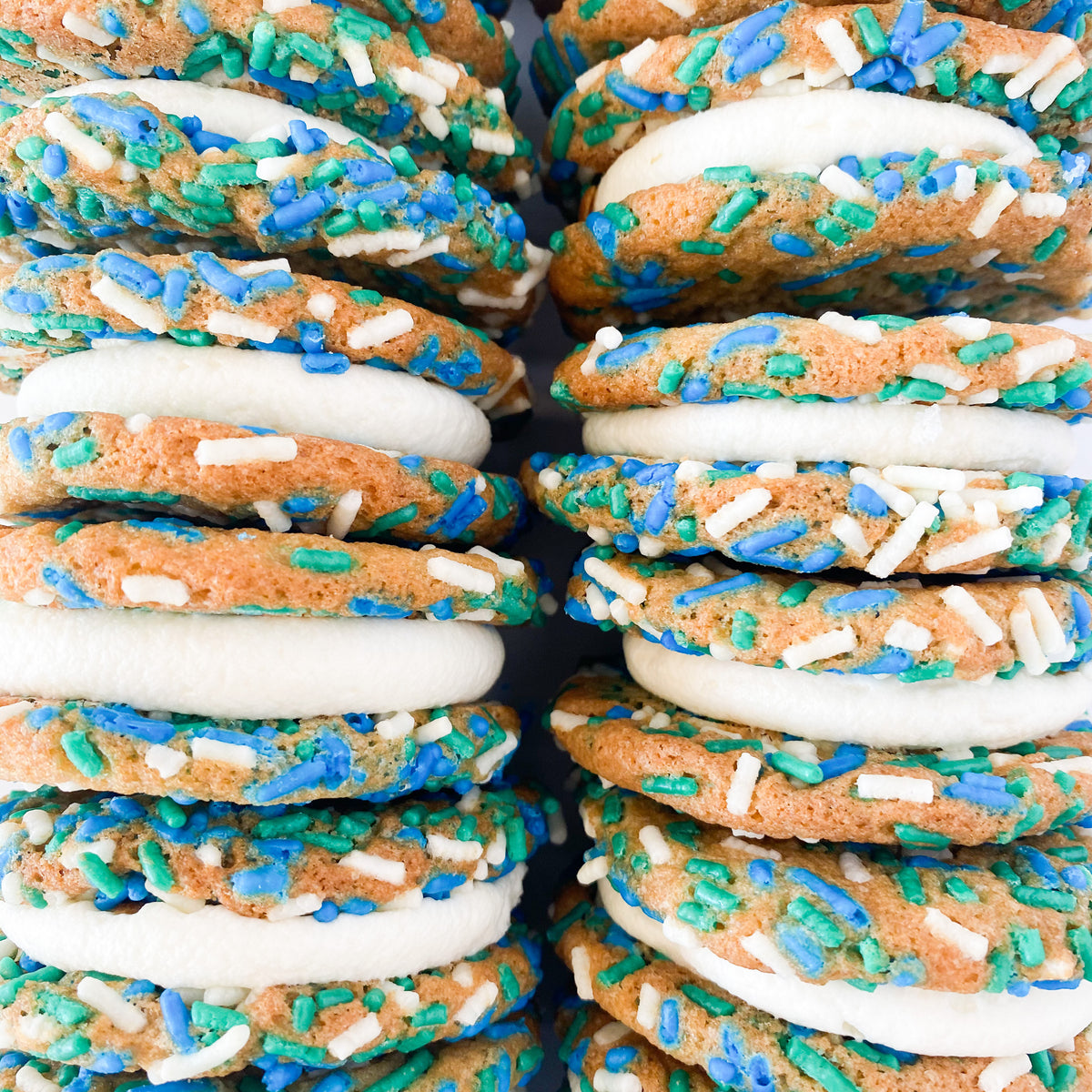 Father's Day Confetti Cookie Sandwiches