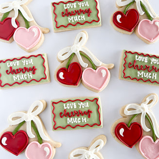 Love You Cherry Much Sugar Cookie Set