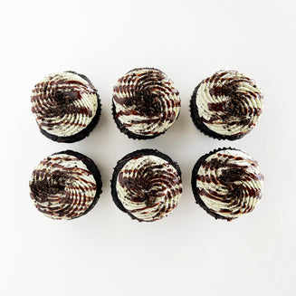 Mint Cookie Crunch Cupcakes