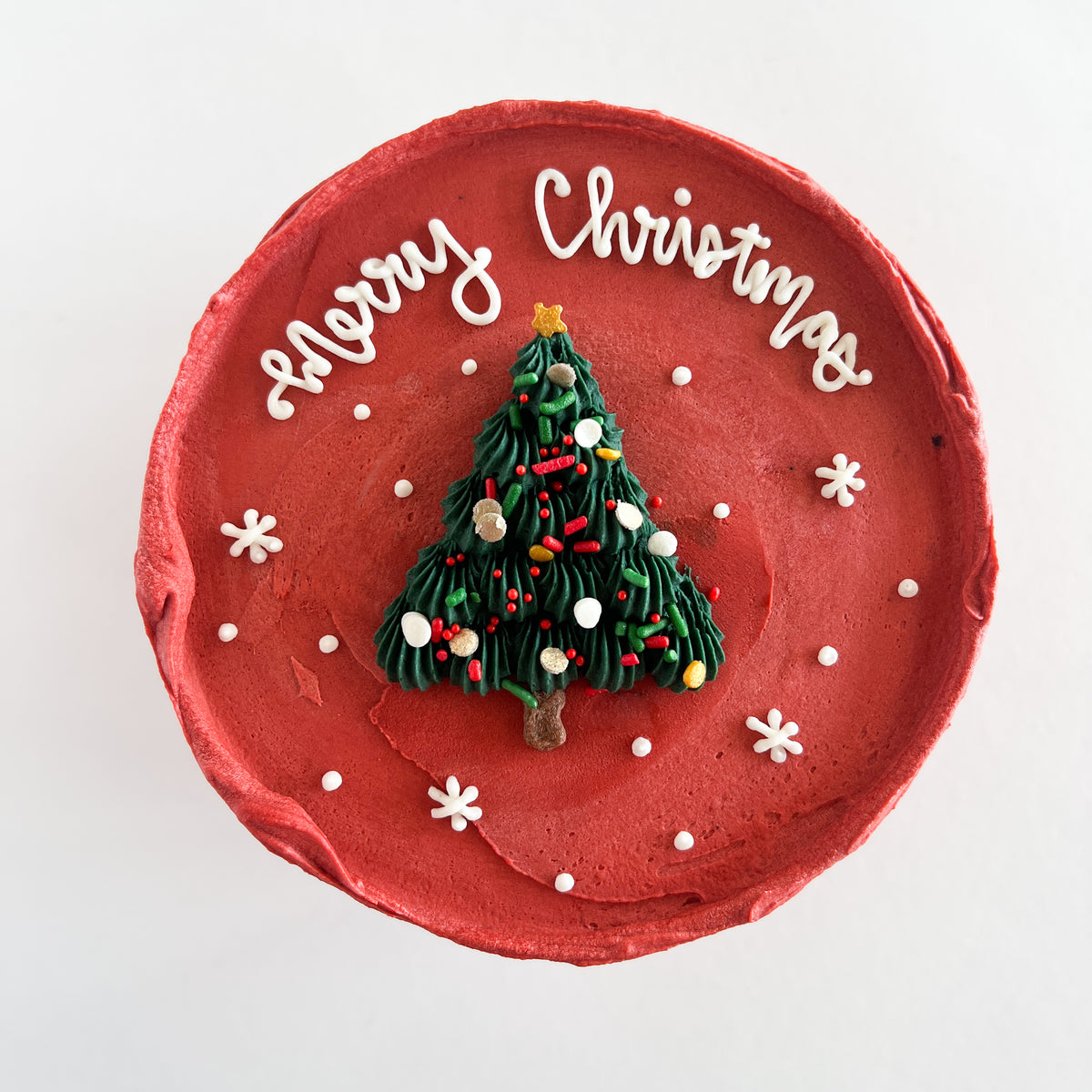 Holiday Christmas Tree Cake