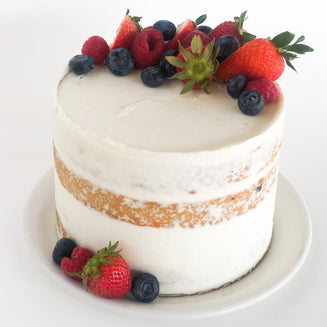 Fresh Fruit Lemon Cake
