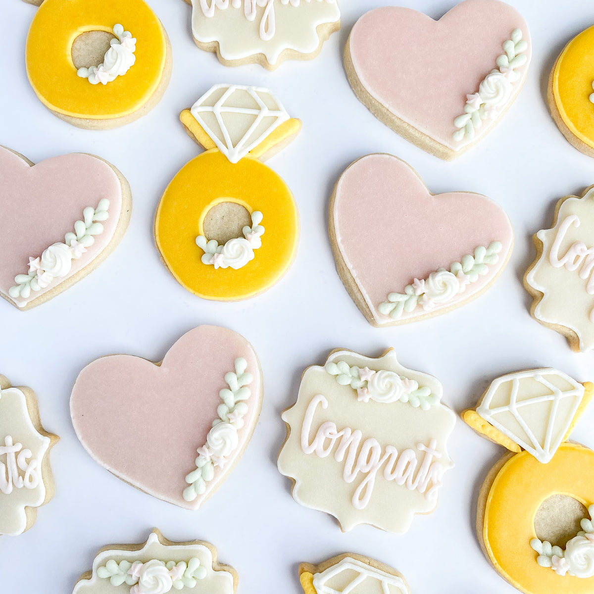 Engagement Sugar Cookies