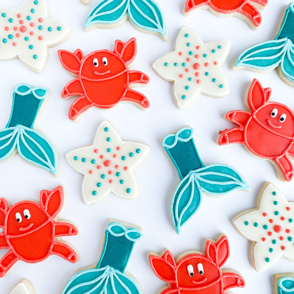Mermaid Sugar Cookies