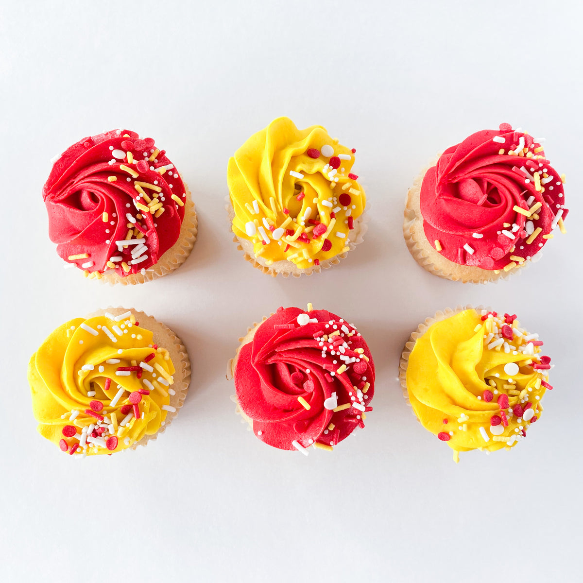 Chiefs Cupcakes