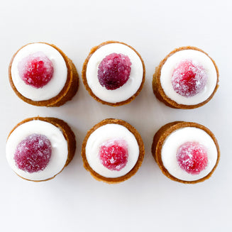 Mini Cranberry Vanilla Cheesecakes